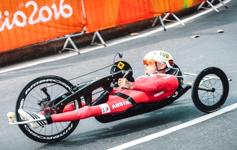 Handbiker in Rio 2016 Silber